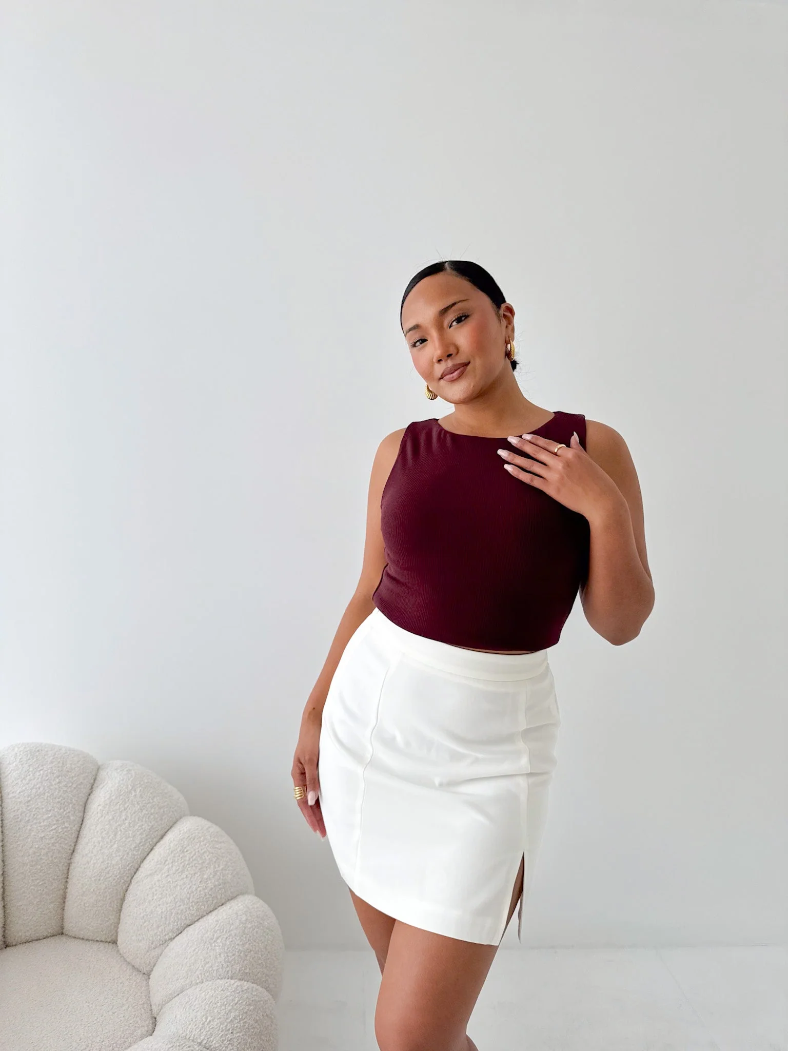 ANA SKIRT WHITE - Image 10