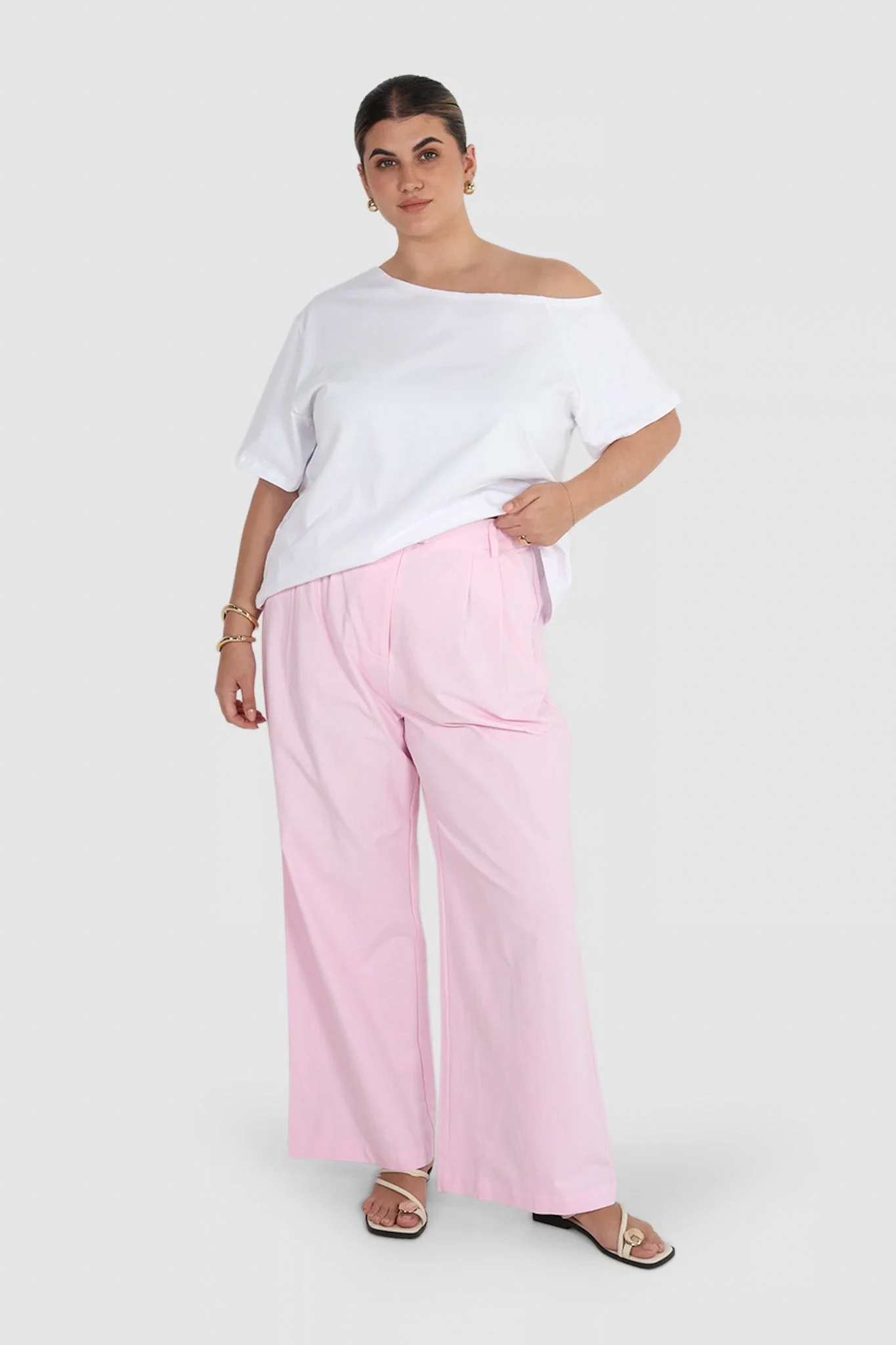 ARIE PANTS SOFT PINK - Image 2