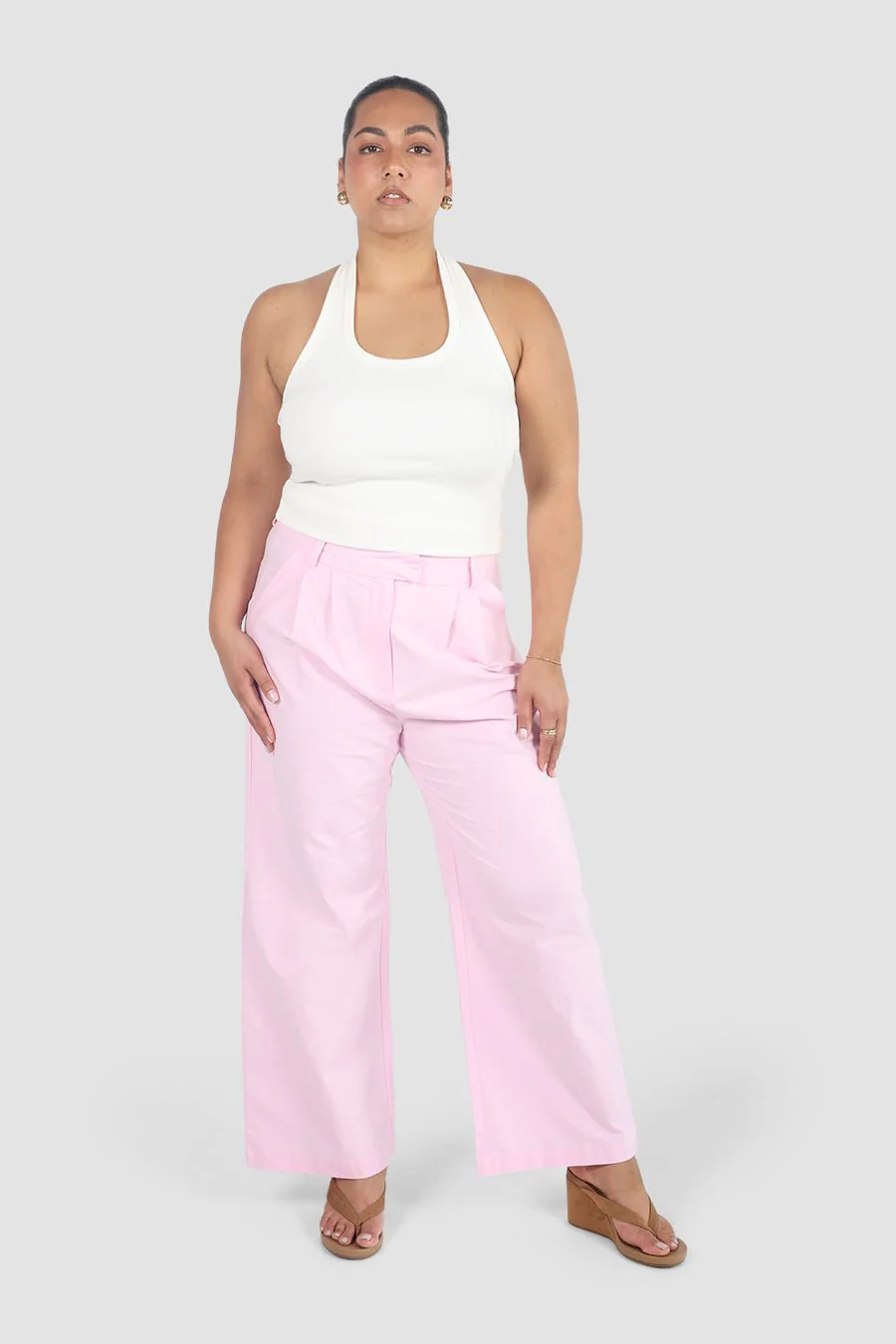ARIE PANTS SOFT PINK - Image 8