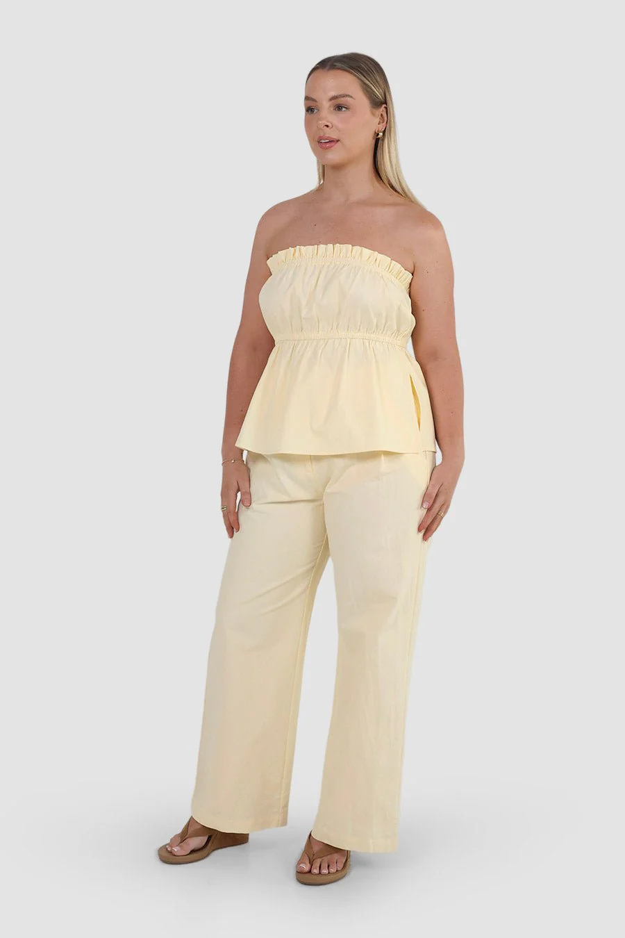 ARIE PANTS SOFT YELLOW - Image 6