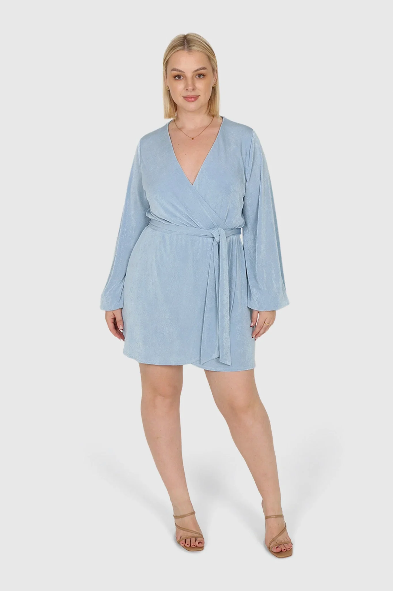 ASTA DRESS SOFT BLUE - Image 3