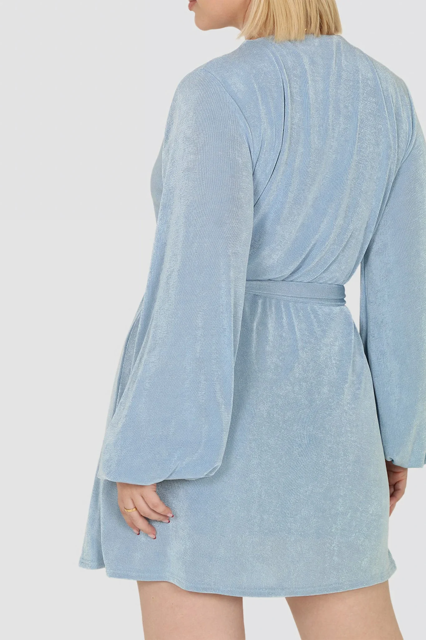 ASTA DRESS SOFT BLUE - Image 4
