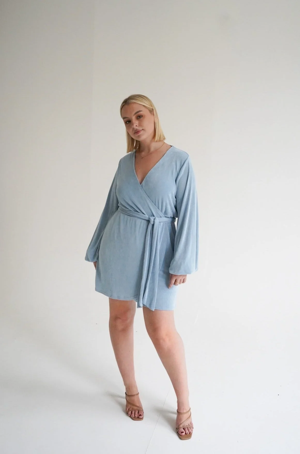 ASTA DRESS SOFT BLUE - Image 5