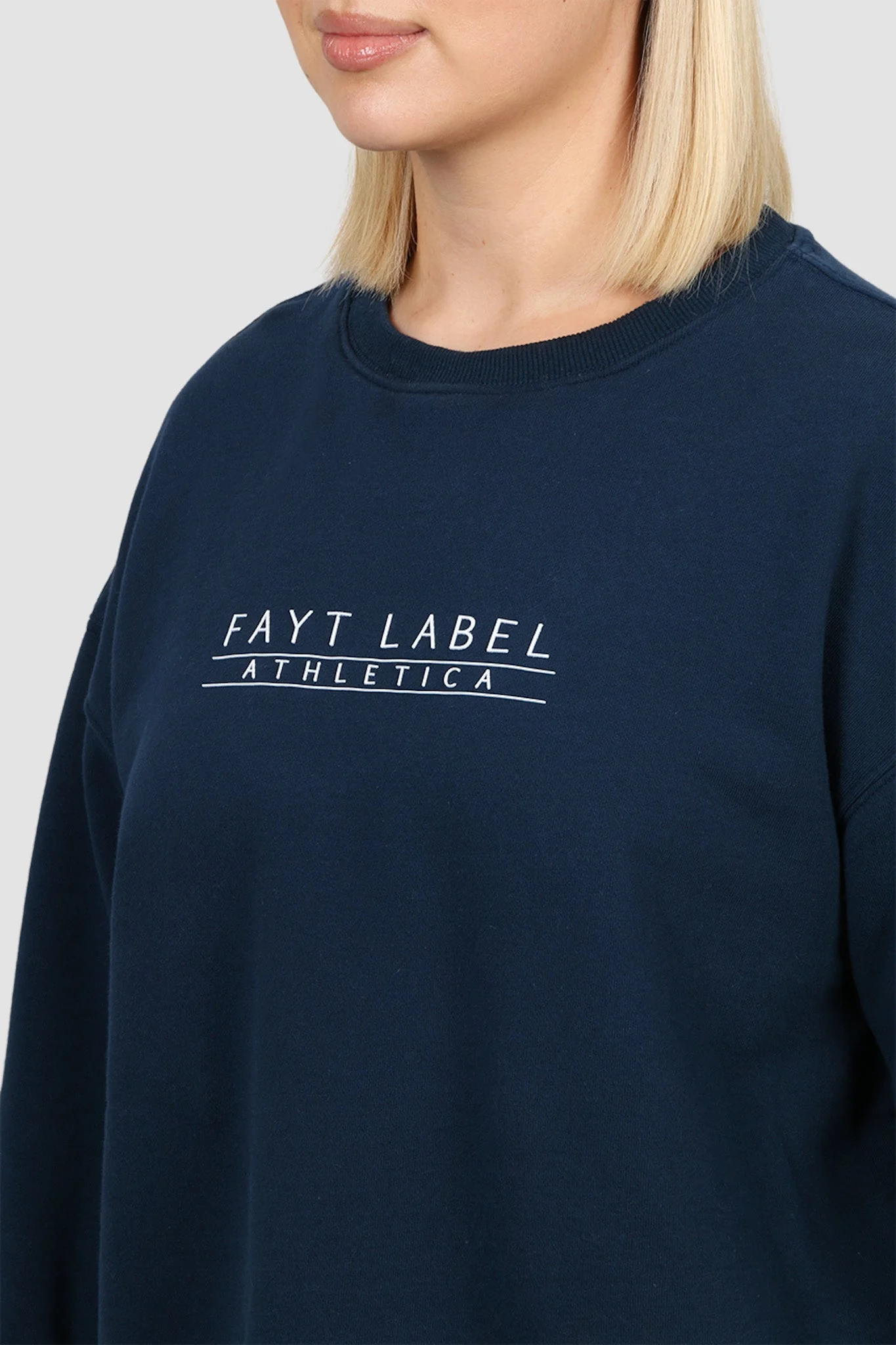 ATHLETICA OVERSIZED CREW NAVY - Image 3