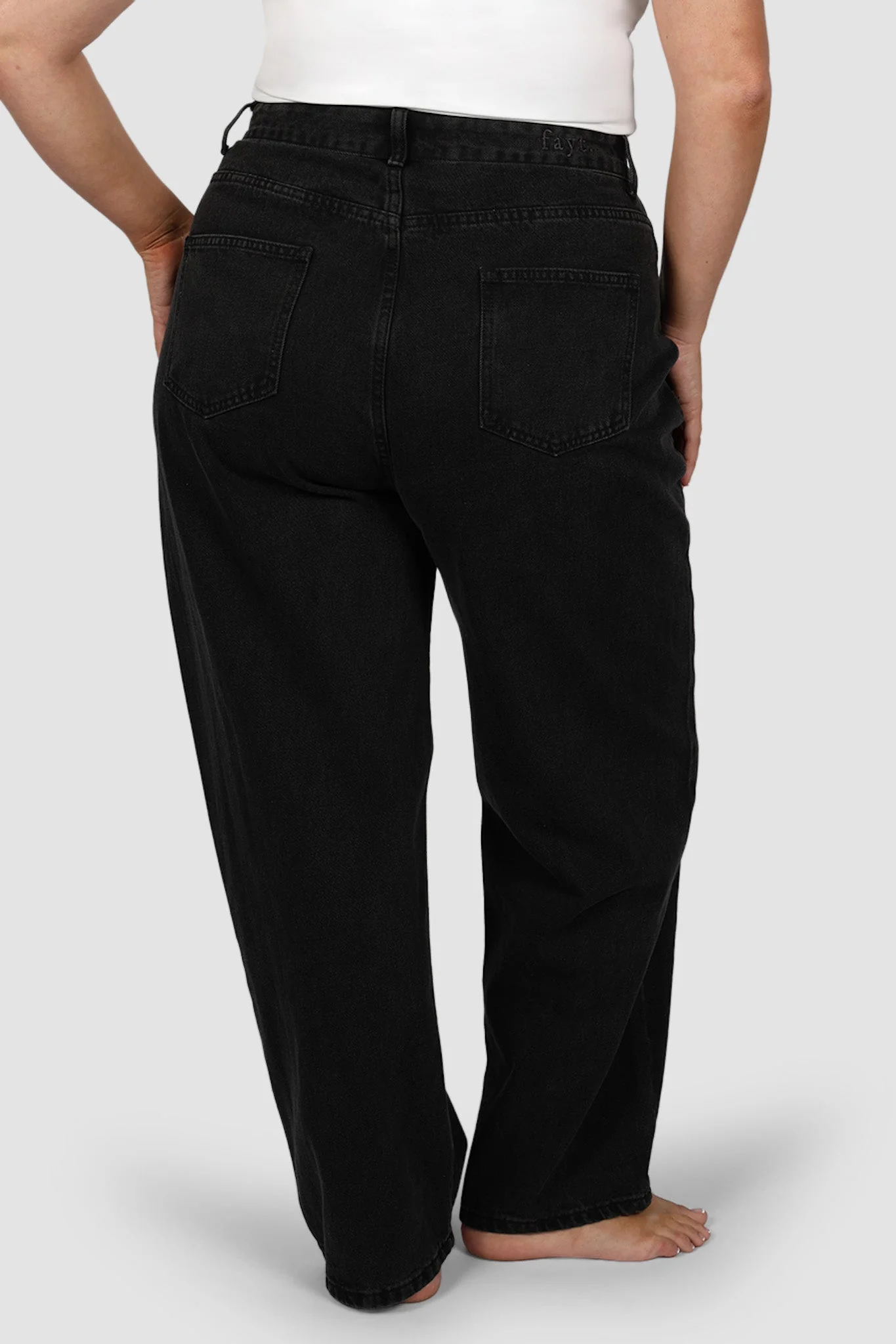BALDWIN JEANS BLACK WASH - Image 6