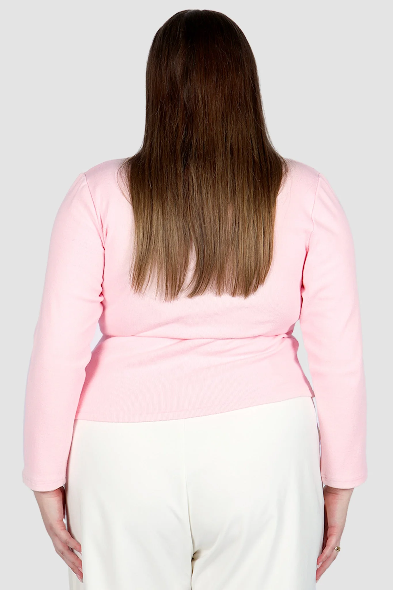 BECKER LONG SLEEVE TOP BABY PINK - Image 3