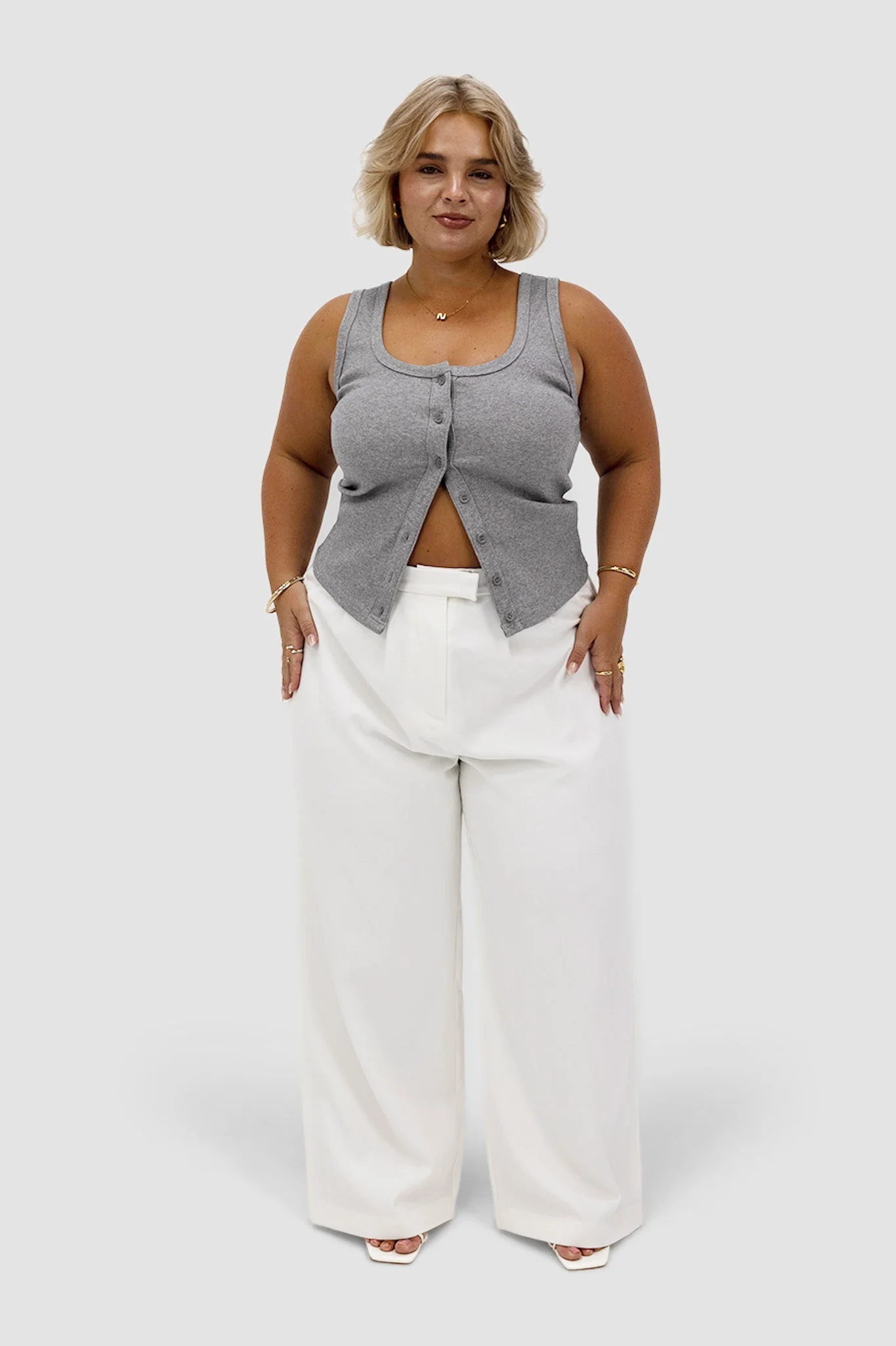 BECKER TOP GREY MARLE - Image 4