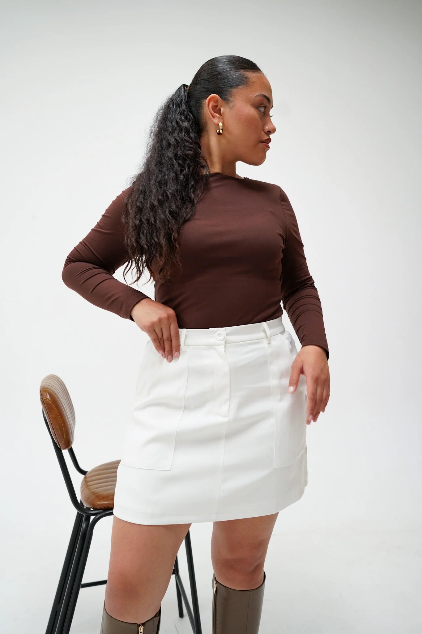 BENNETT SKIRT WHITE - Image 2