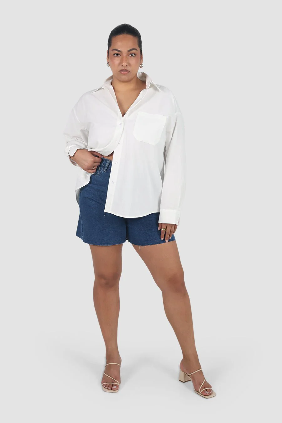 BEXLEY BUTTON SHIRT WHITE