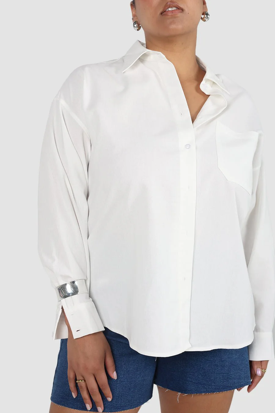 BEXLEY BUTTON SHIRT WHITE - Image 2