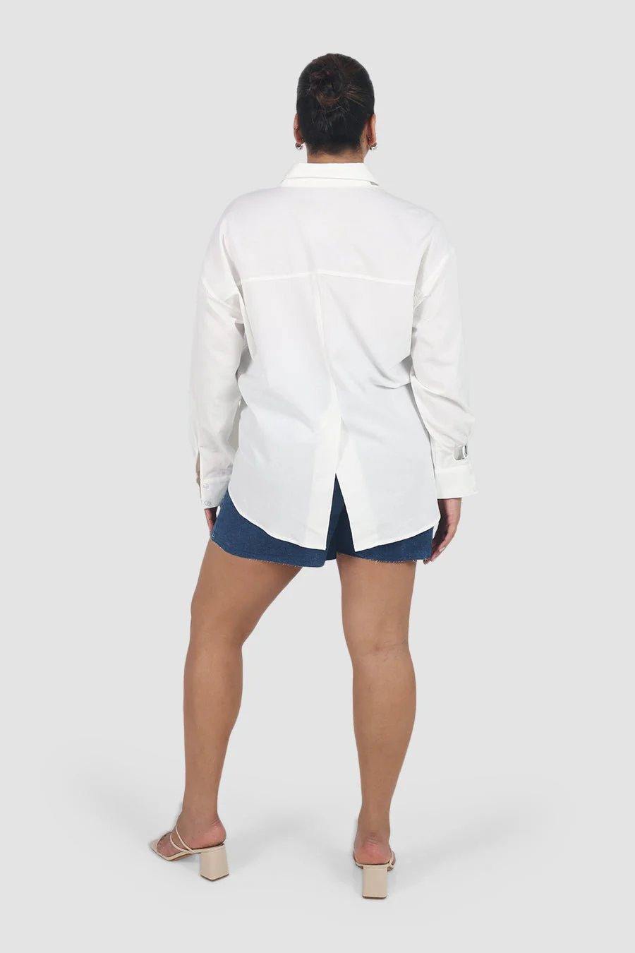 BEXLEY BUTTON SHIRT WHITE - Image 3
