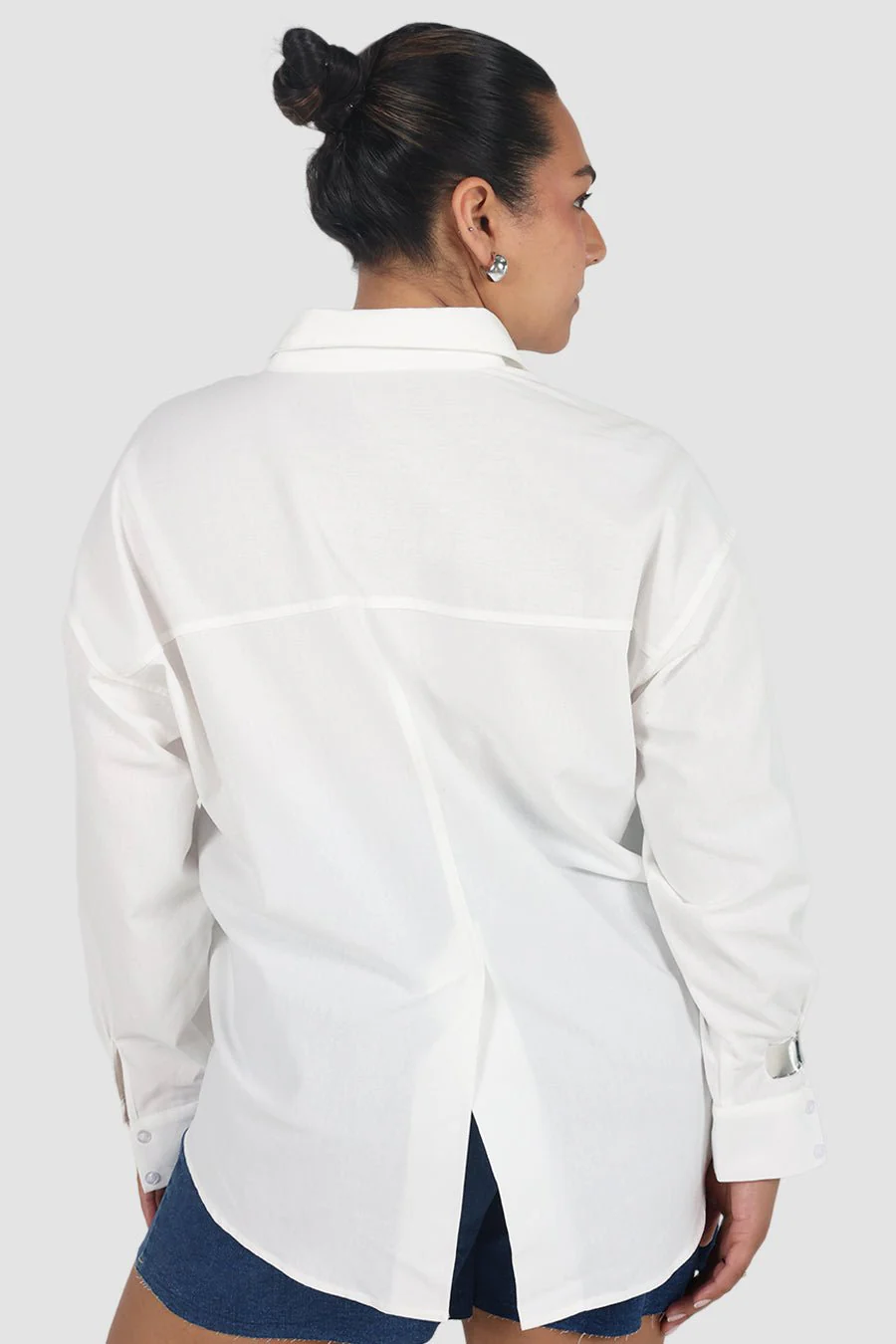 BEXLEY BUTTON SHIRT WHITE - Image 4