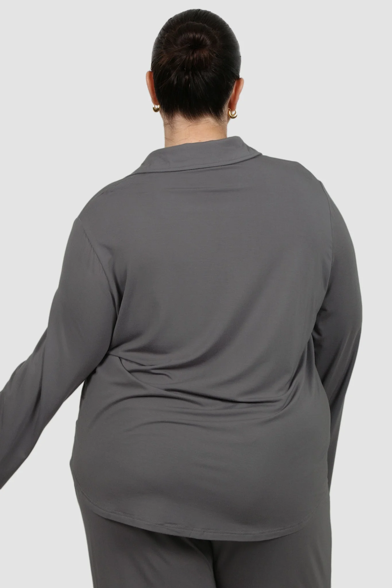 BUTTERY SLEEP TOP L/S GREY - Image 3