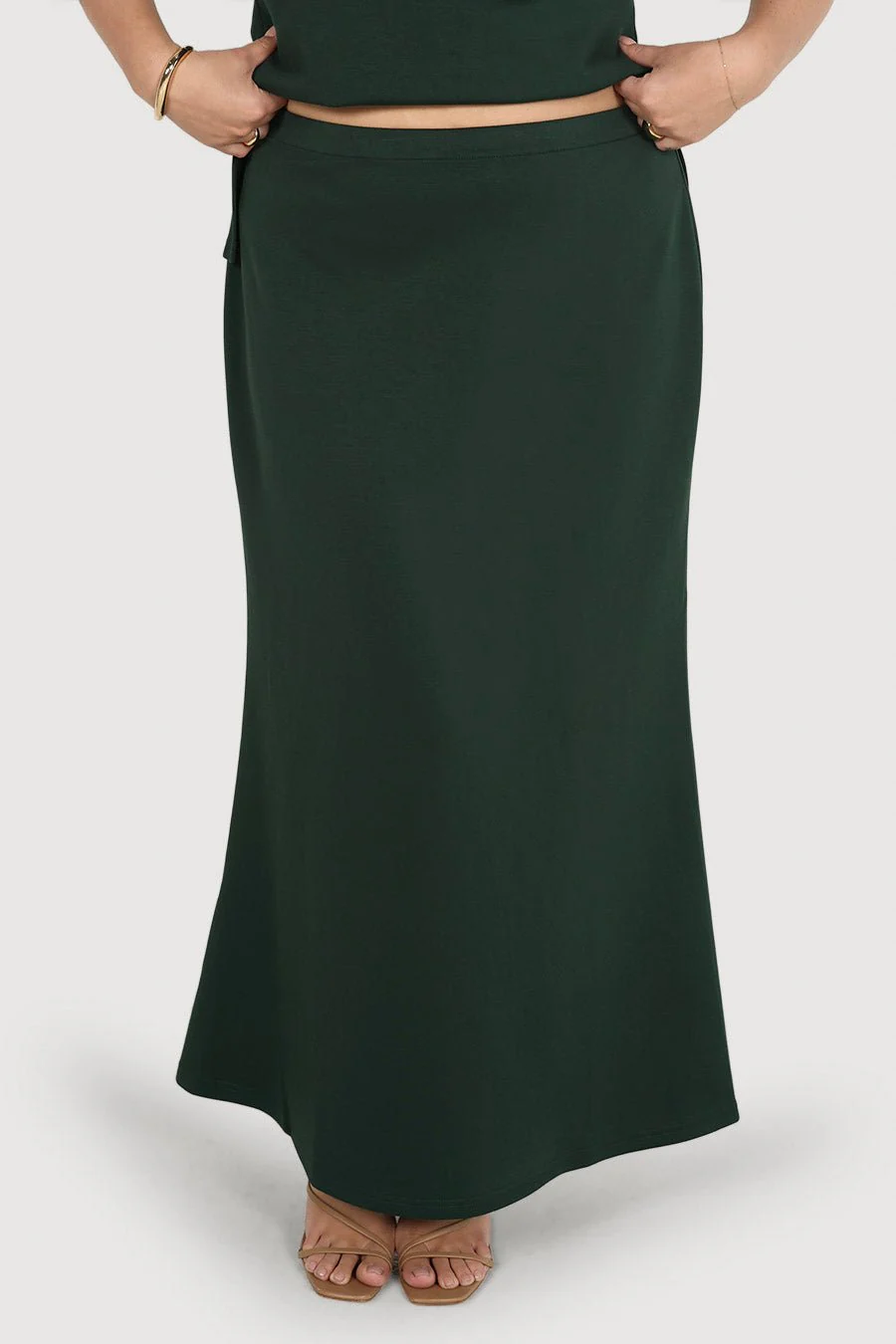 CALAIS SKIRT DEEP GREEN - Image 2