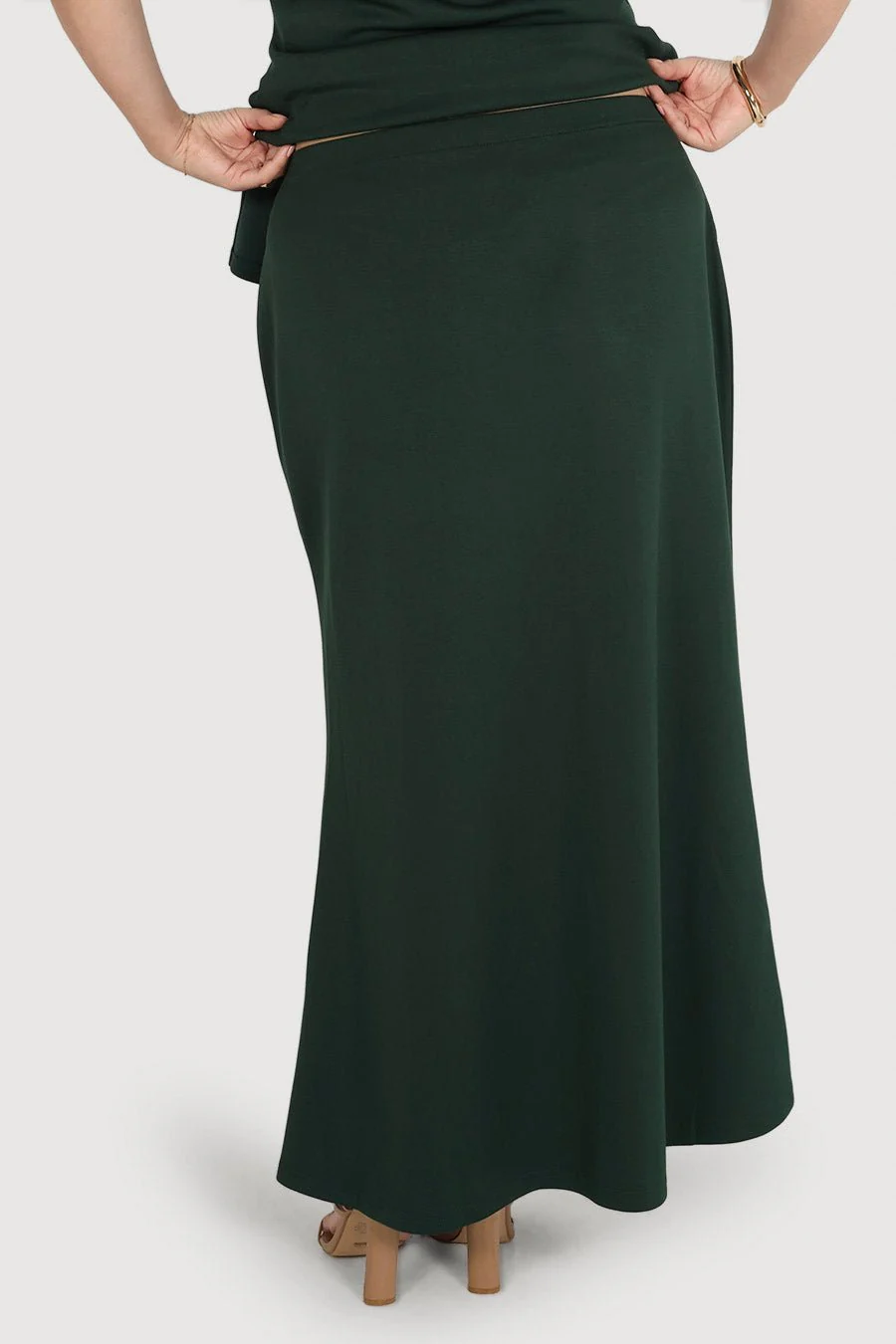 CALAIS SKIRT DEEP GREEN - Image 4