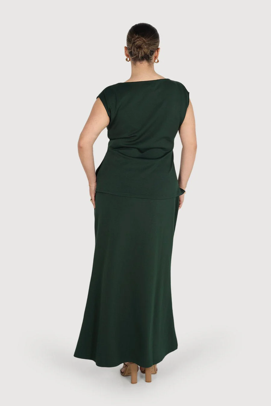 CALAIS SKIRT DEEP GREEN - Image 5