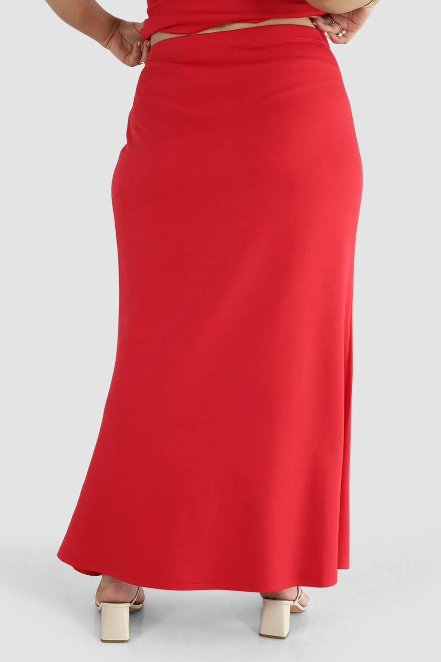 CALAIS SKIRT RED - Image 3