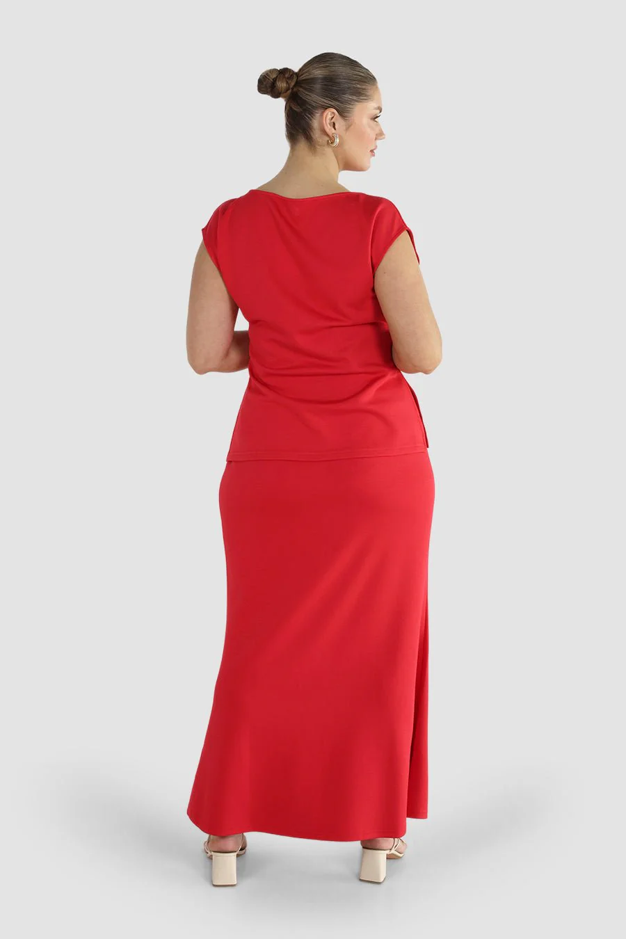 CALAIS SKIRT RED - Image 6