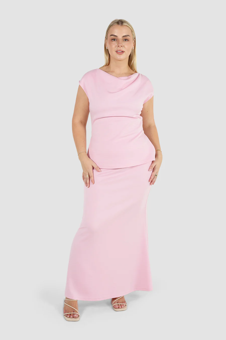 CALAIS SKIRT SOFT PINK - Image 3