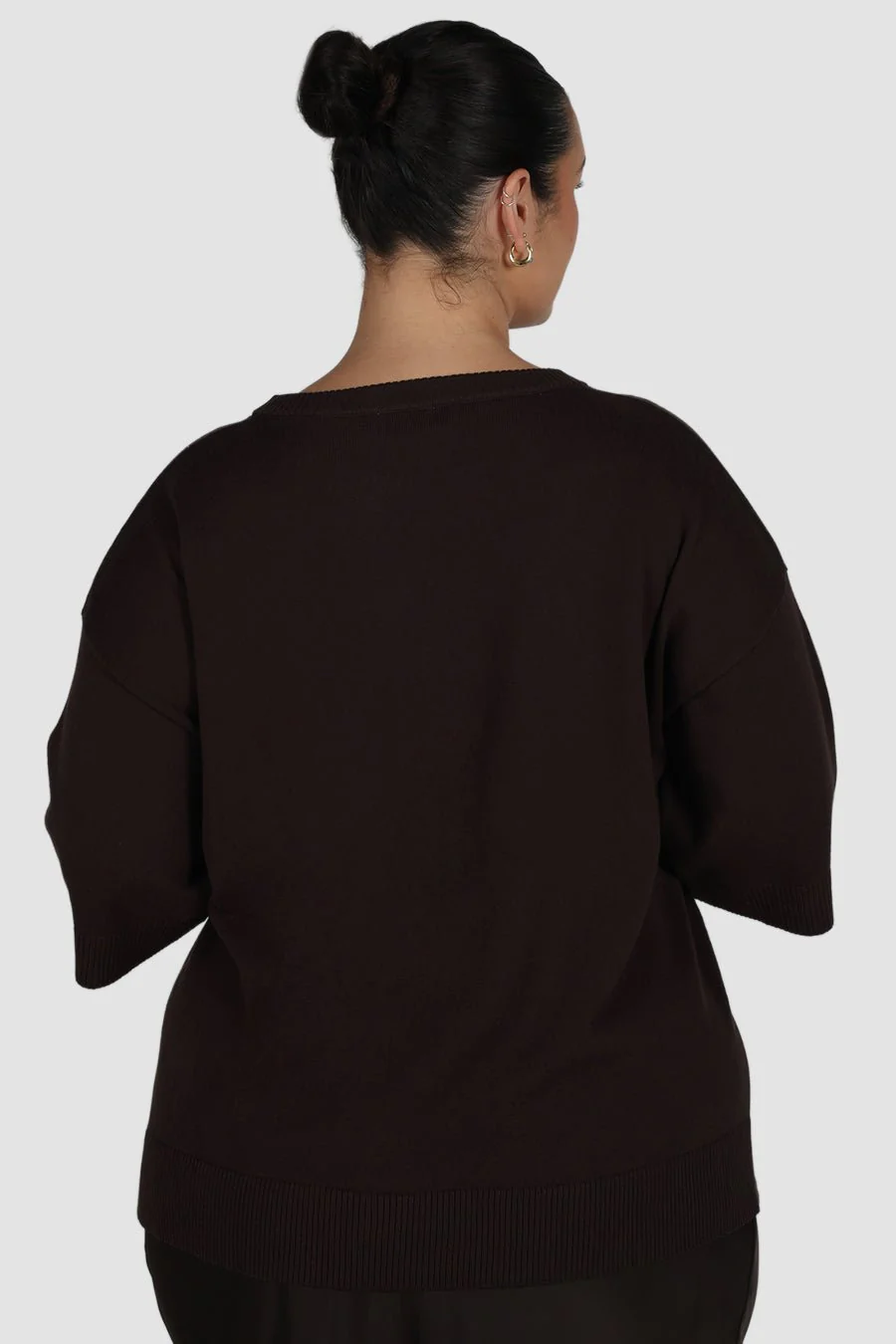 CALDER KNIT TOP ESPRESSO - Image 5