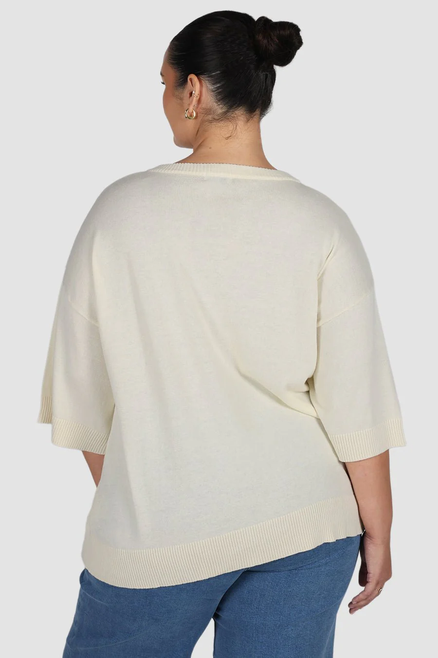 CALDER KNIT TOP MILK - Image 4
