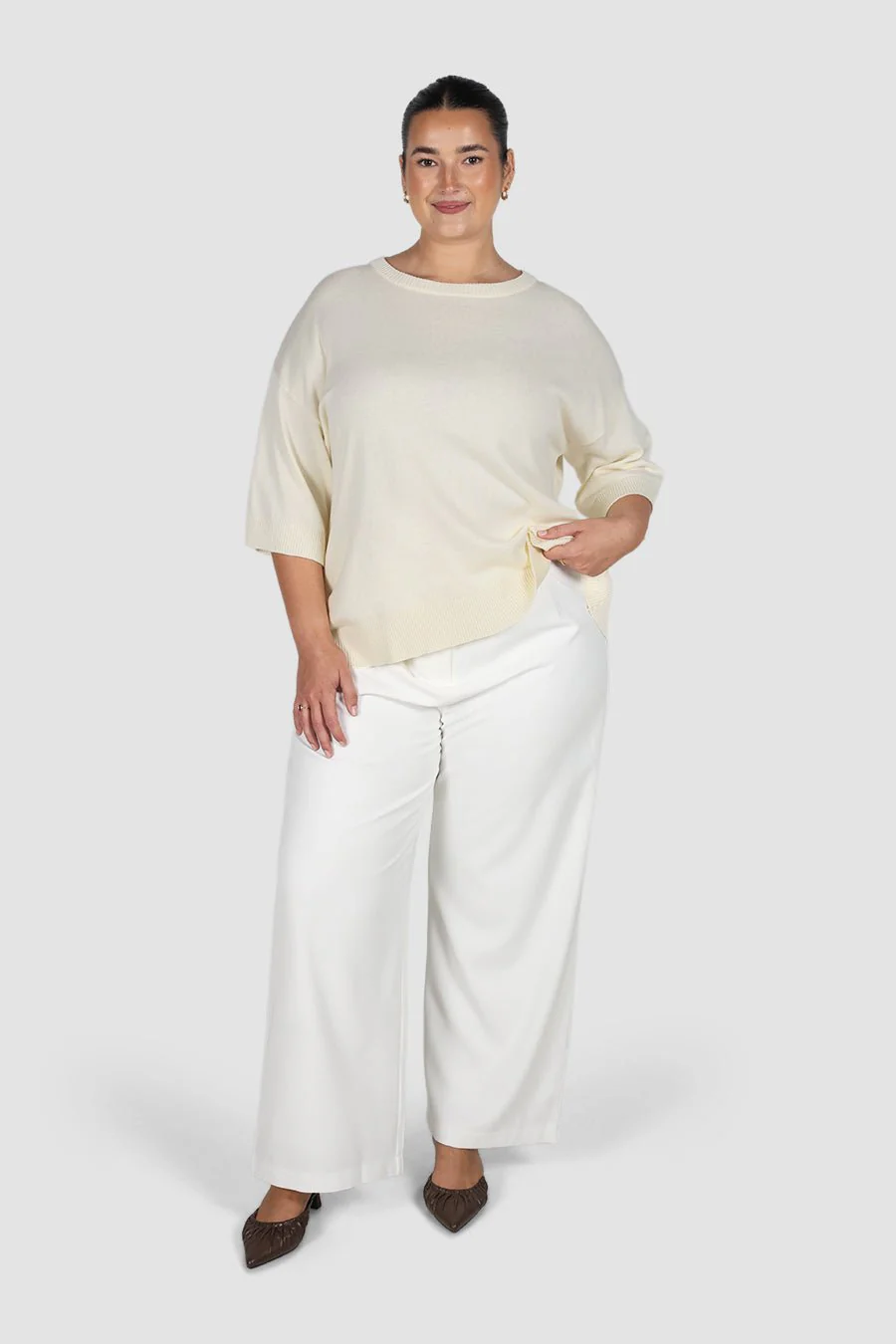 CALDER KNIT TOP MILK - Image 6