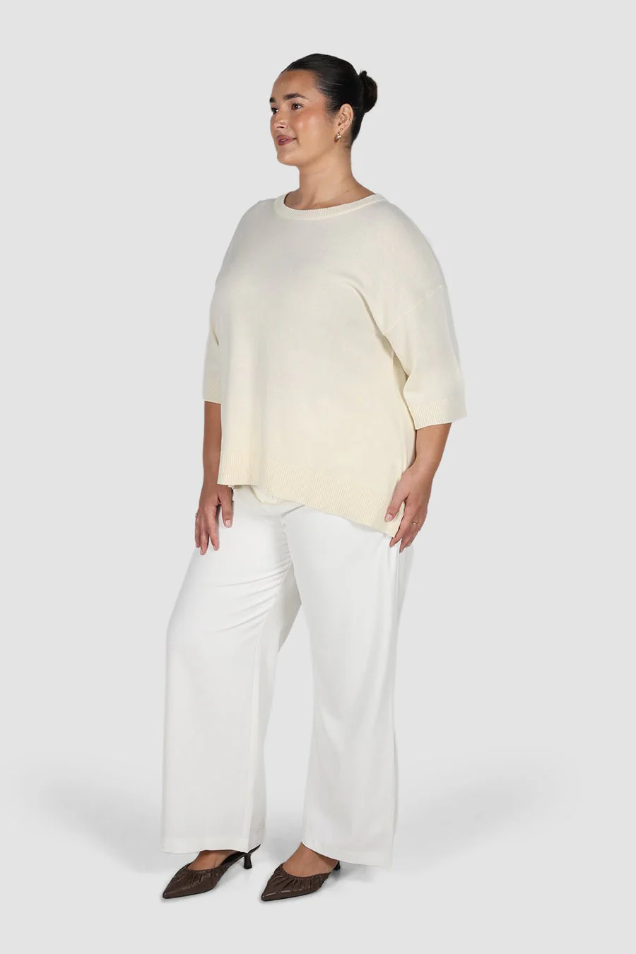 CALDER KNIT TOP MILK - Image 7