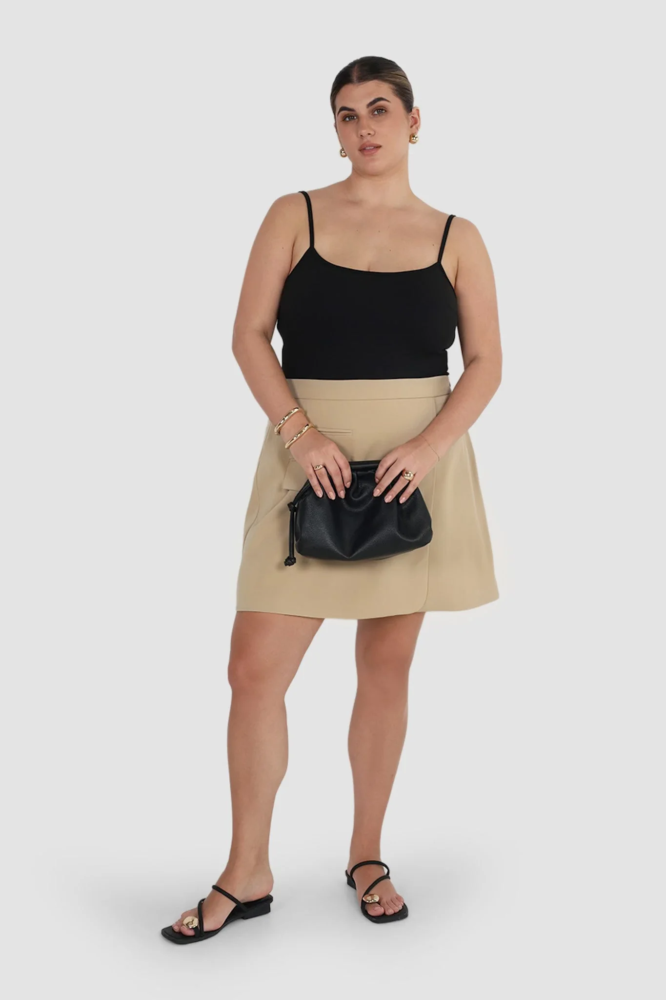 CALIE SKIRT COFFEE - Image 2