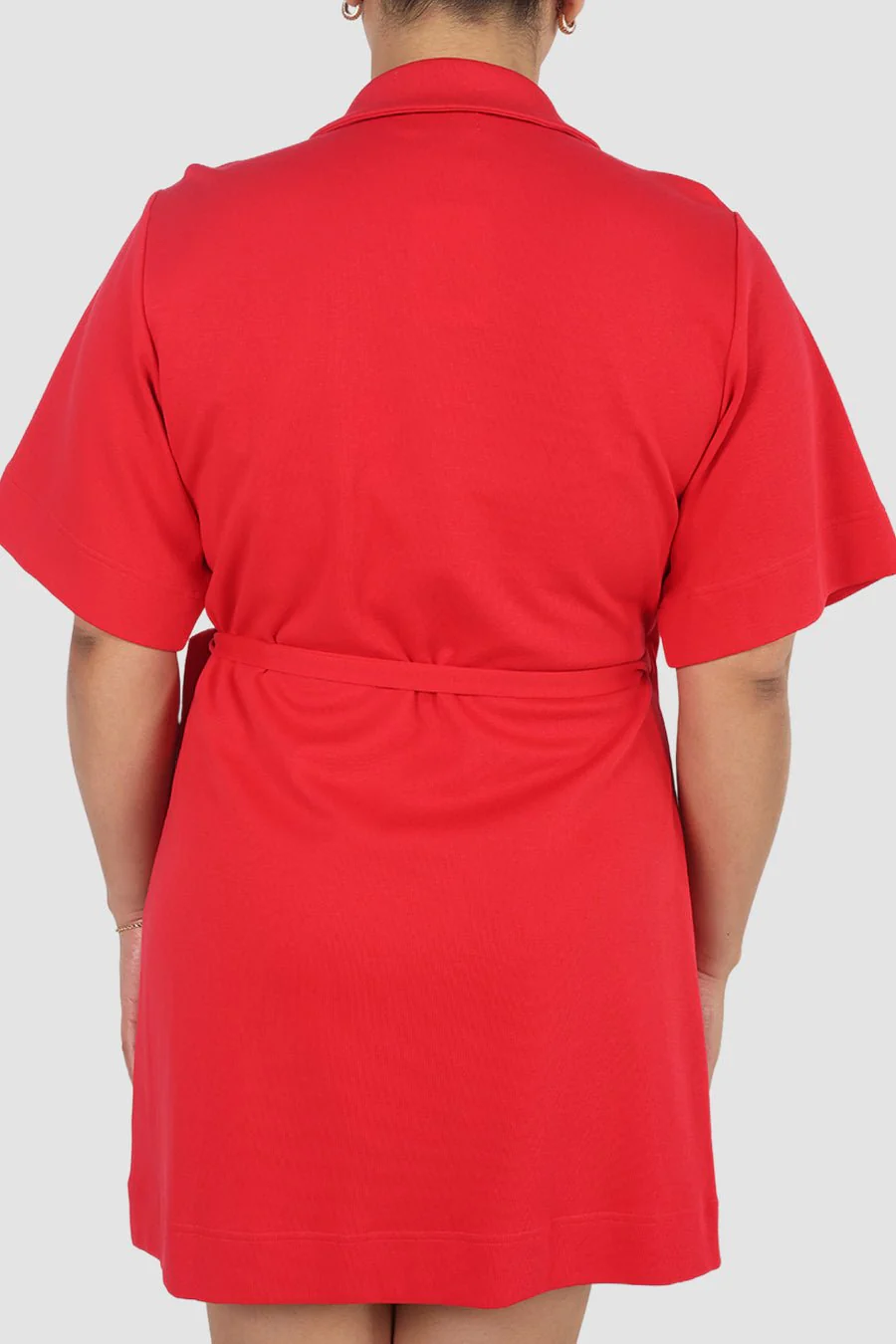 CASA WRAP DRESS RED - Image 7