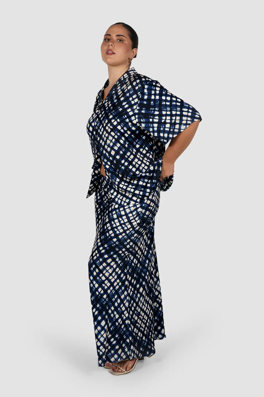 CELENE SKIRT MIDNIGHT LATTICE - Image 5
