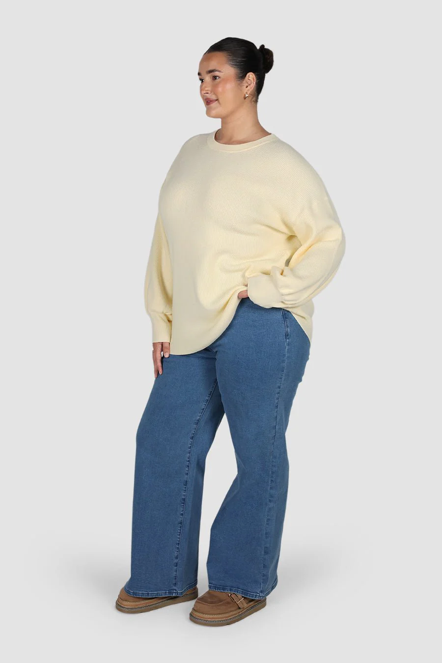 CORLEN OVERSIZED KNIT BUTTERMILK - Image 5