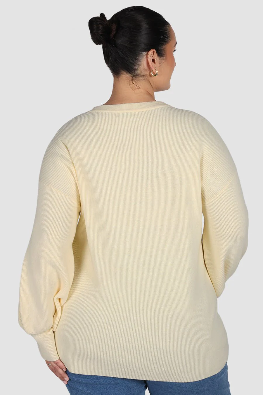 CORLEN OVERSIZED KNIT BUTTERMILK - Image 6