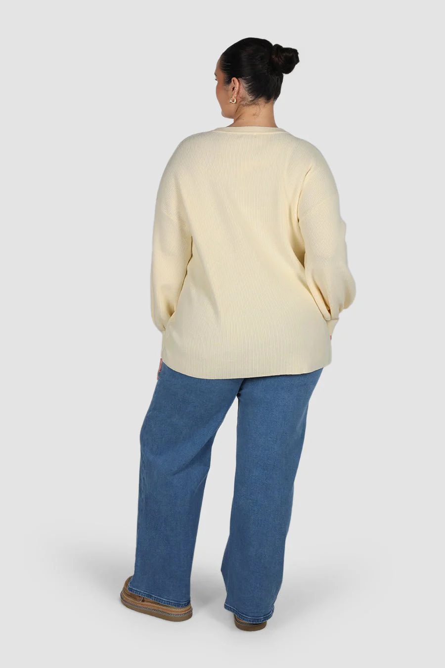 CORLEN OVERSIZED KNIT BUTTERMILK - Image 7