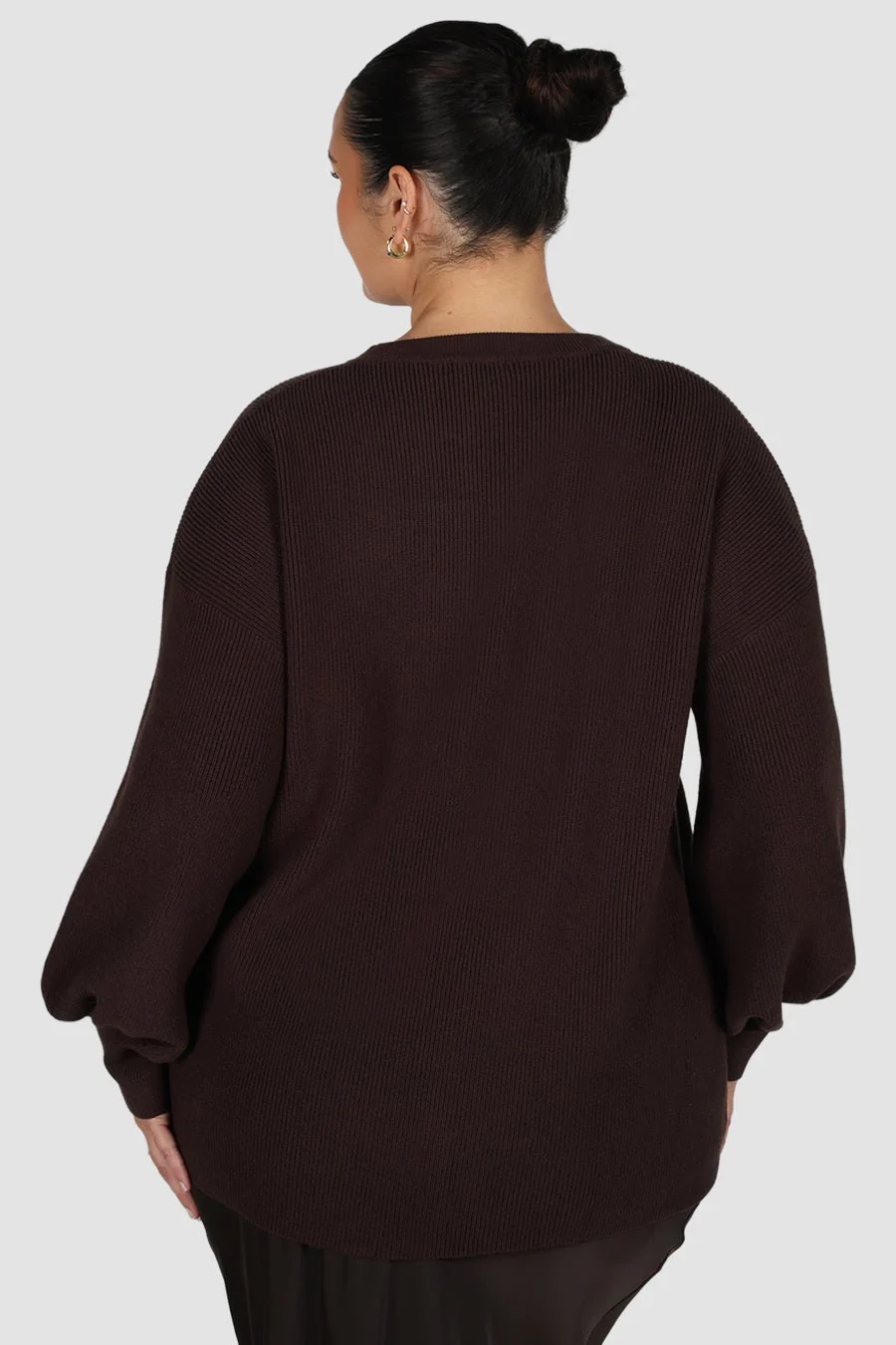 CORLEN OVERSIZED KNIT ESPRESSO - Image 5