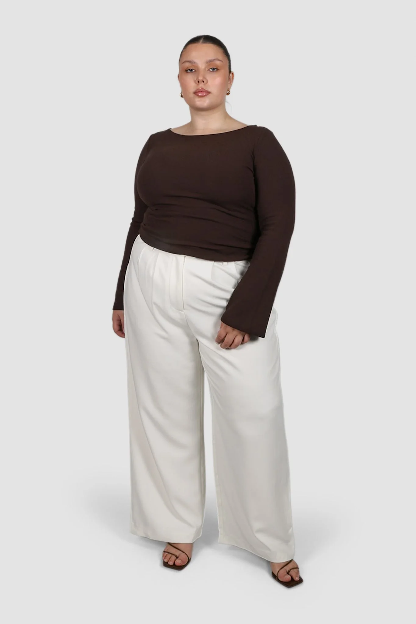 DAKOTA RIBBED TOP ESPRESSO - Image 5