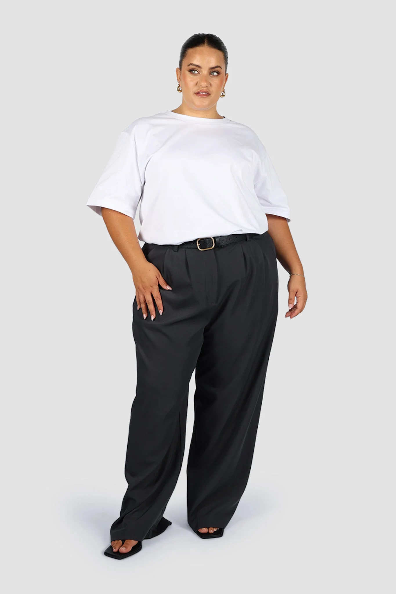 DOWNTOWN PANT DEEP CHARCOAL - Image 7