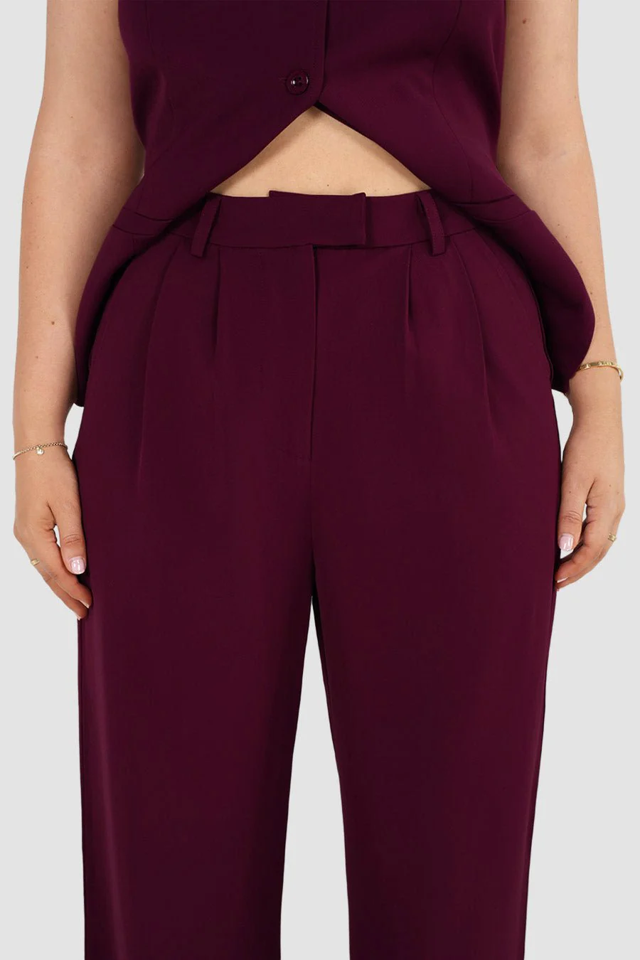 DOWNTOWN PANT WINE - Image 8