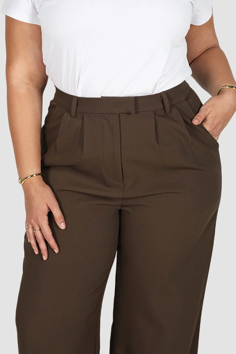 DOWNTOWN PANT CHOCOLATE TALL FIT - Image 3
