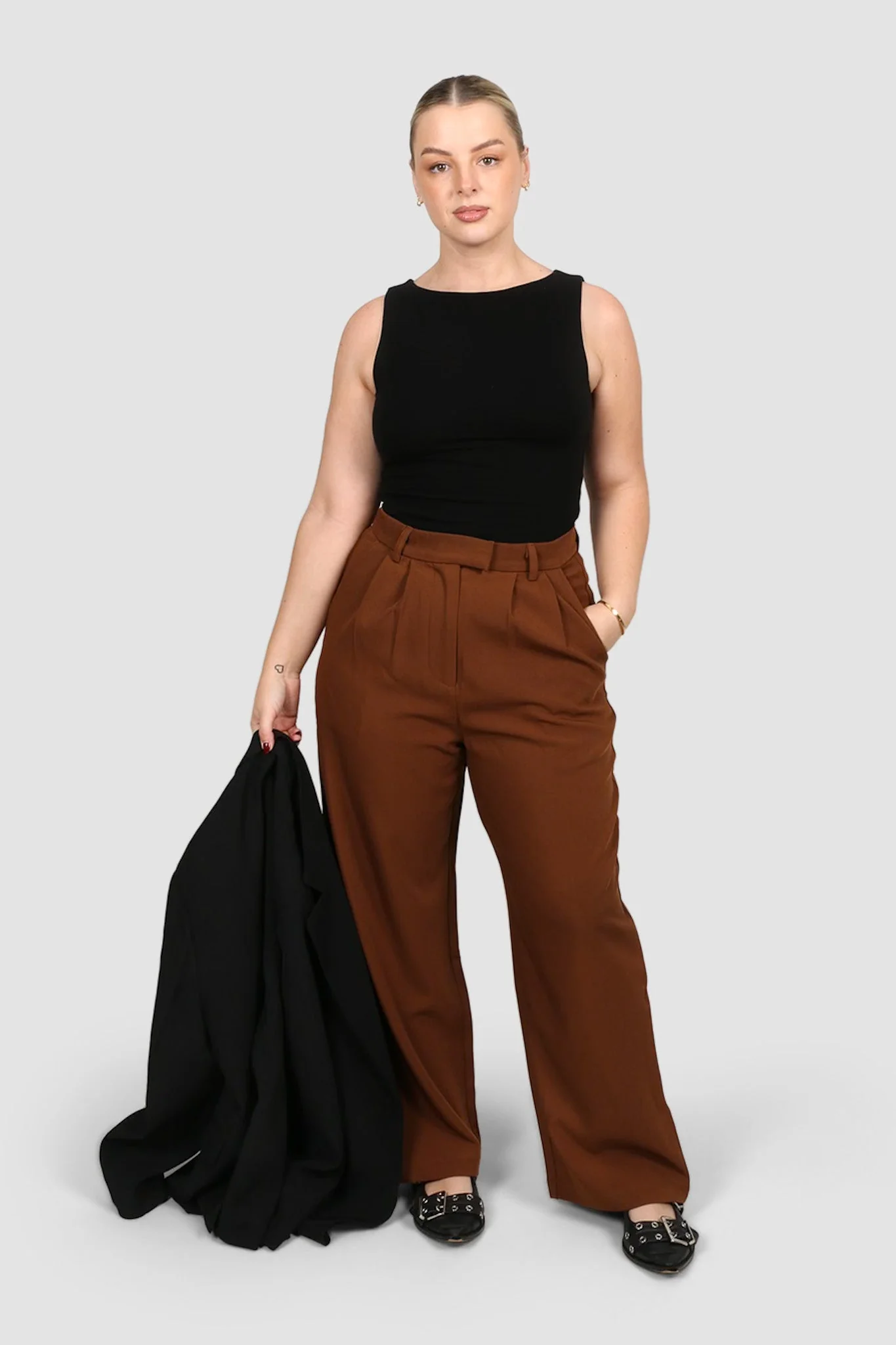 DOWNTOWN PANT RUST - Image 5