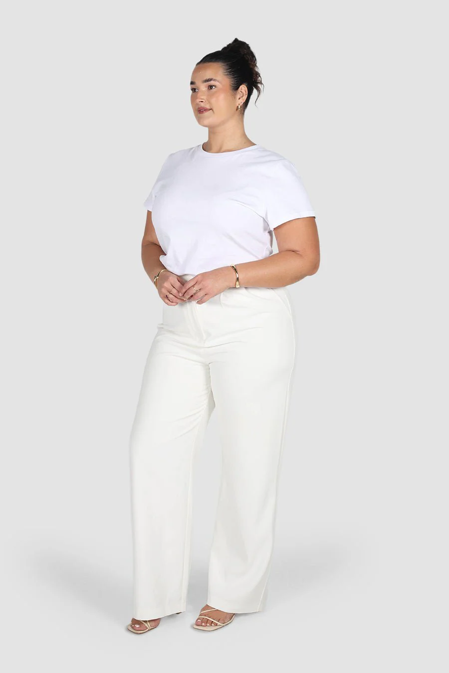 DOWNTOWN PANT WHITE TALL FIT - Image 4