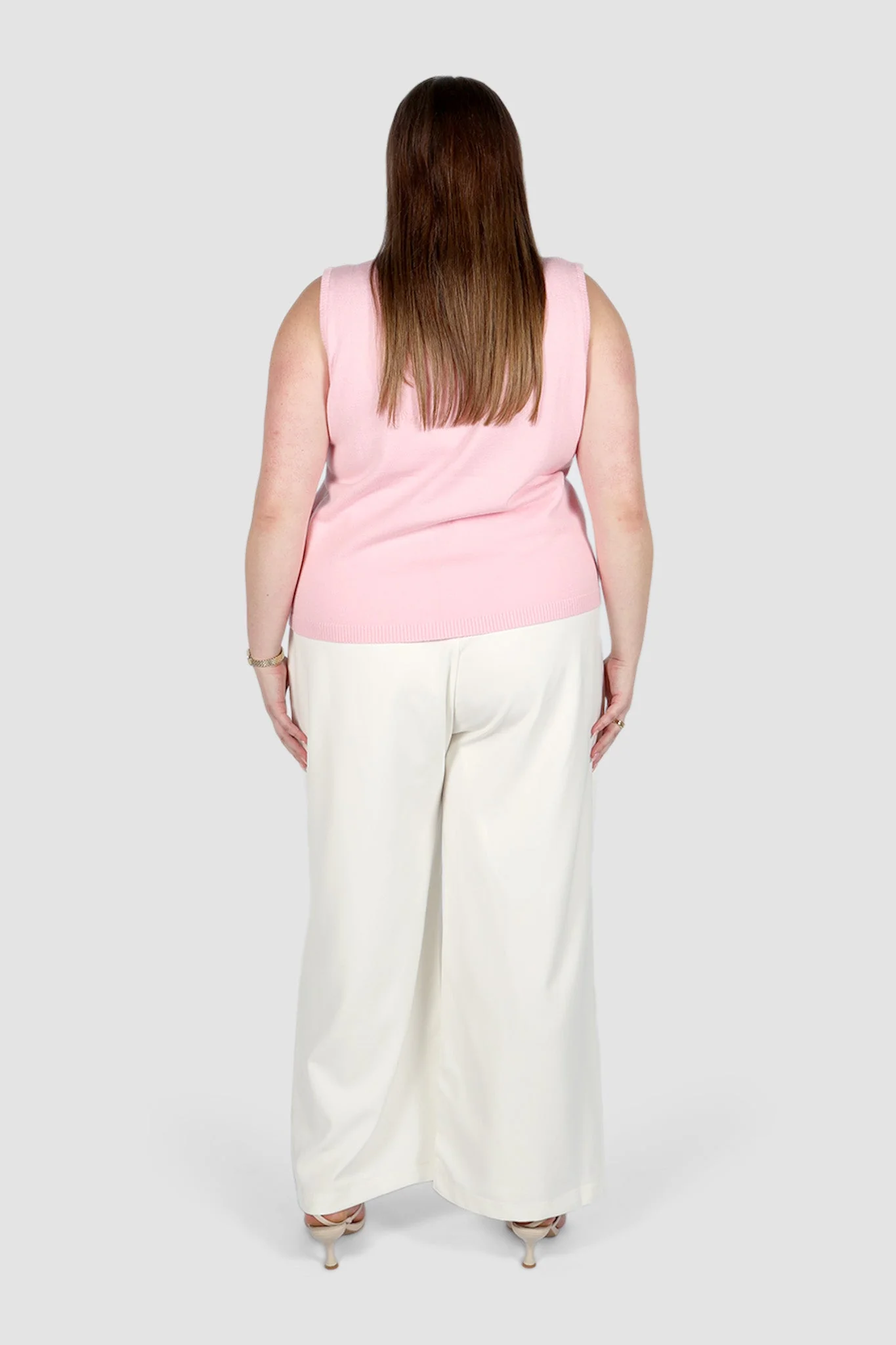 ESTI KNIT VEST PINK - Image 14