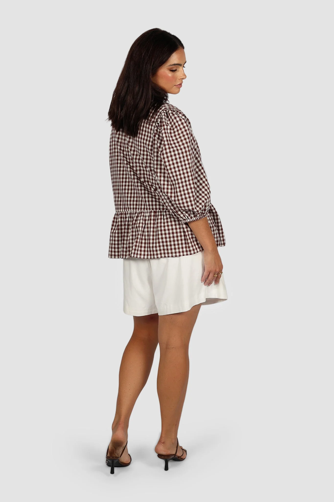 FAWN TOP CHOC GINGHAM - Image 8