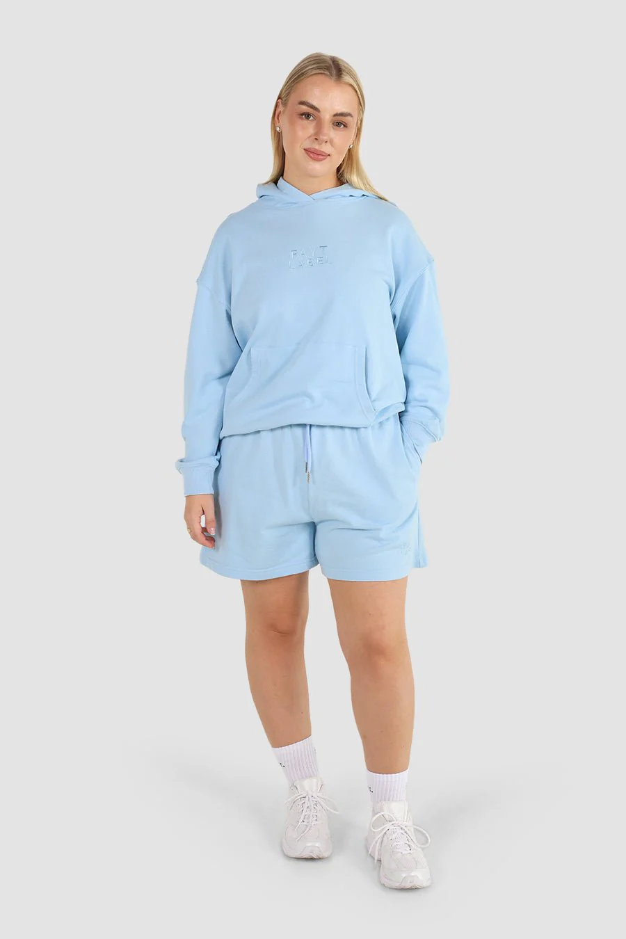 FAYT LOGO HOODIE BLUE - Image 3