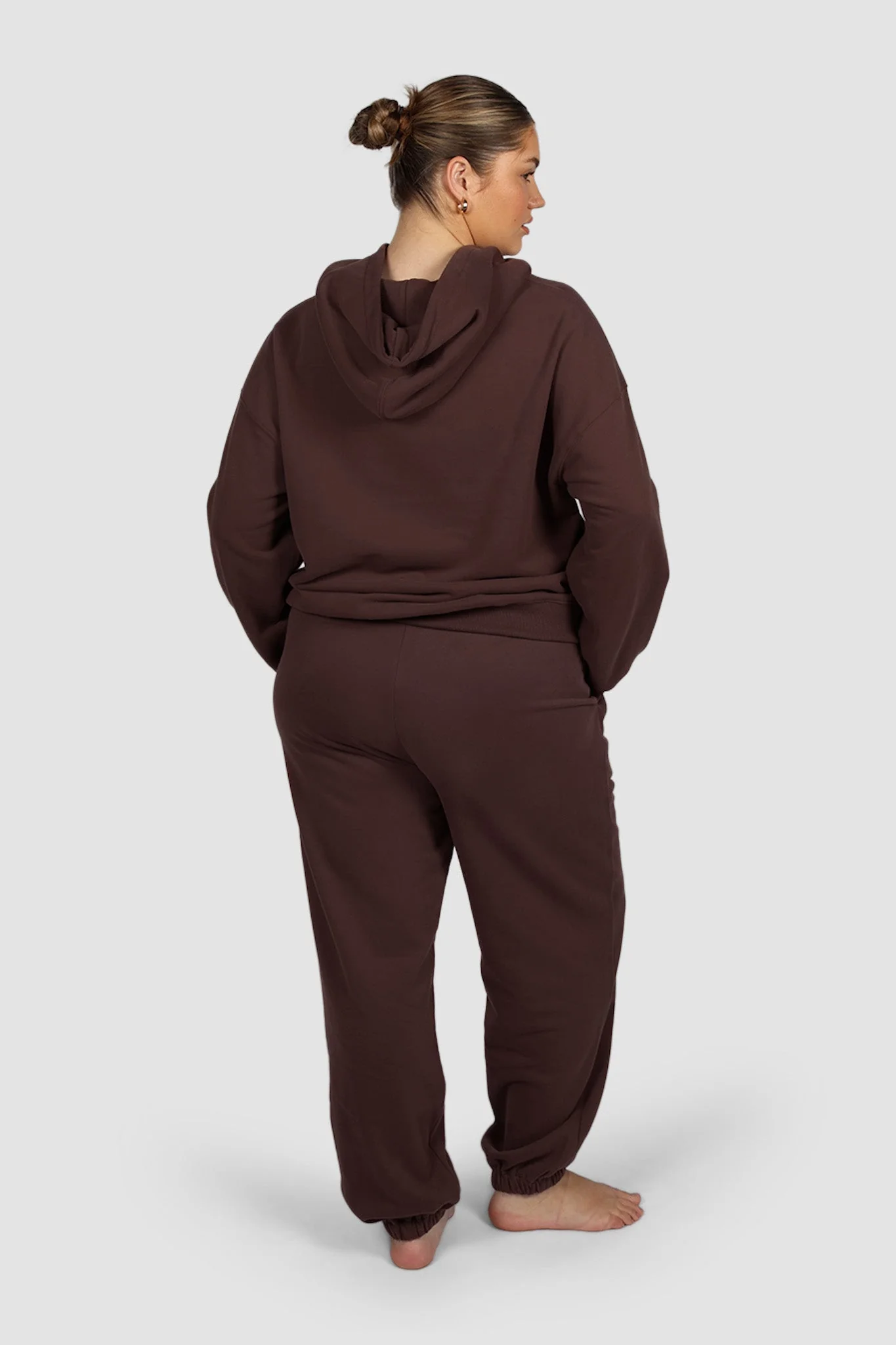 FAYT LOGO HOODIE CHOCOLATE - Image 10