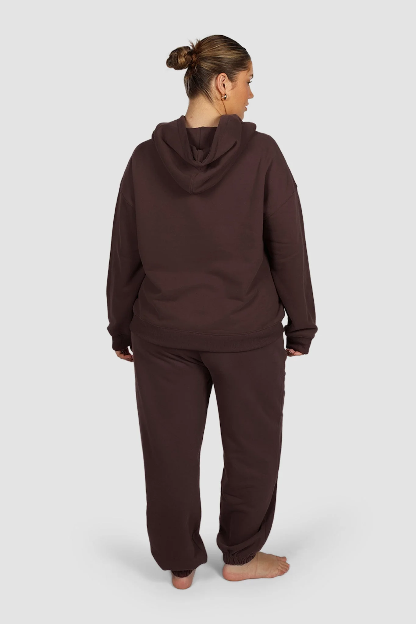 FAYT LOGO HOODIE CHOCOLATE - Image 7