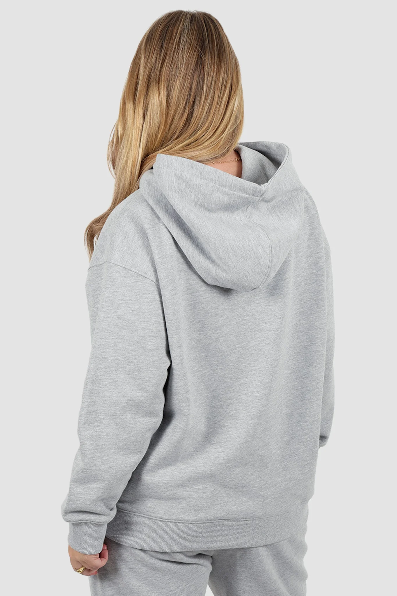 FAYT LOGO HOODIE GREY MARLE - Image 11
