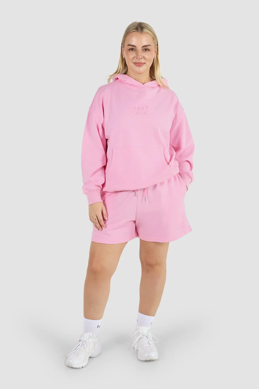 FAYT LOGO HOODIE PINK - Image 3