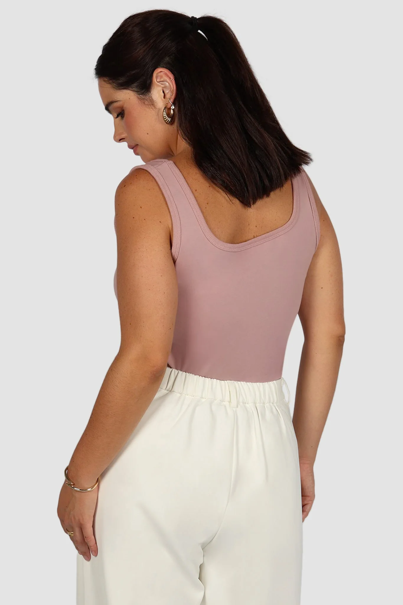 FAYT LOGO TANK DUSTY PINK - Image 3