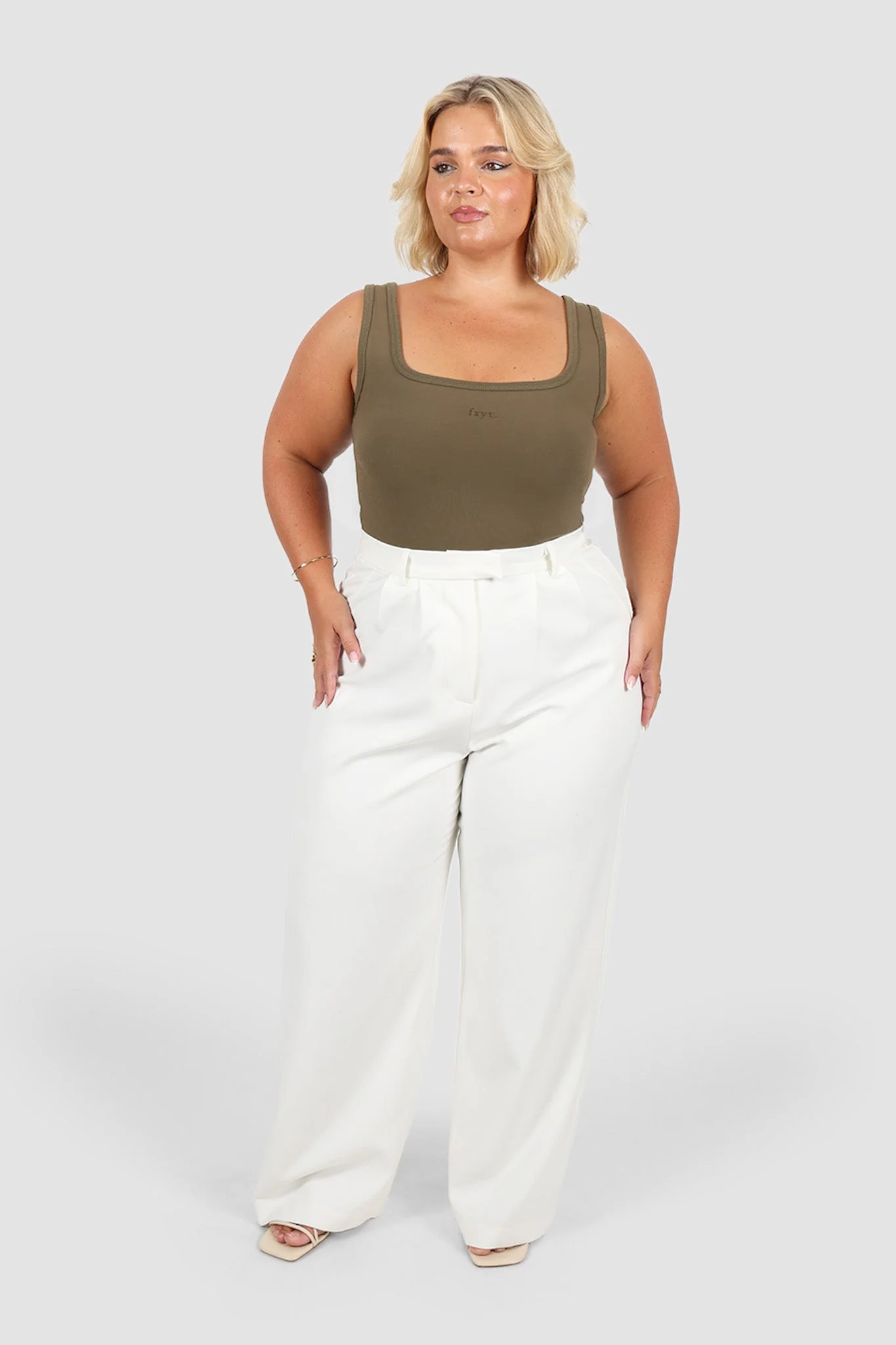 FAYT LOGO TANK OLIVE - Image 5