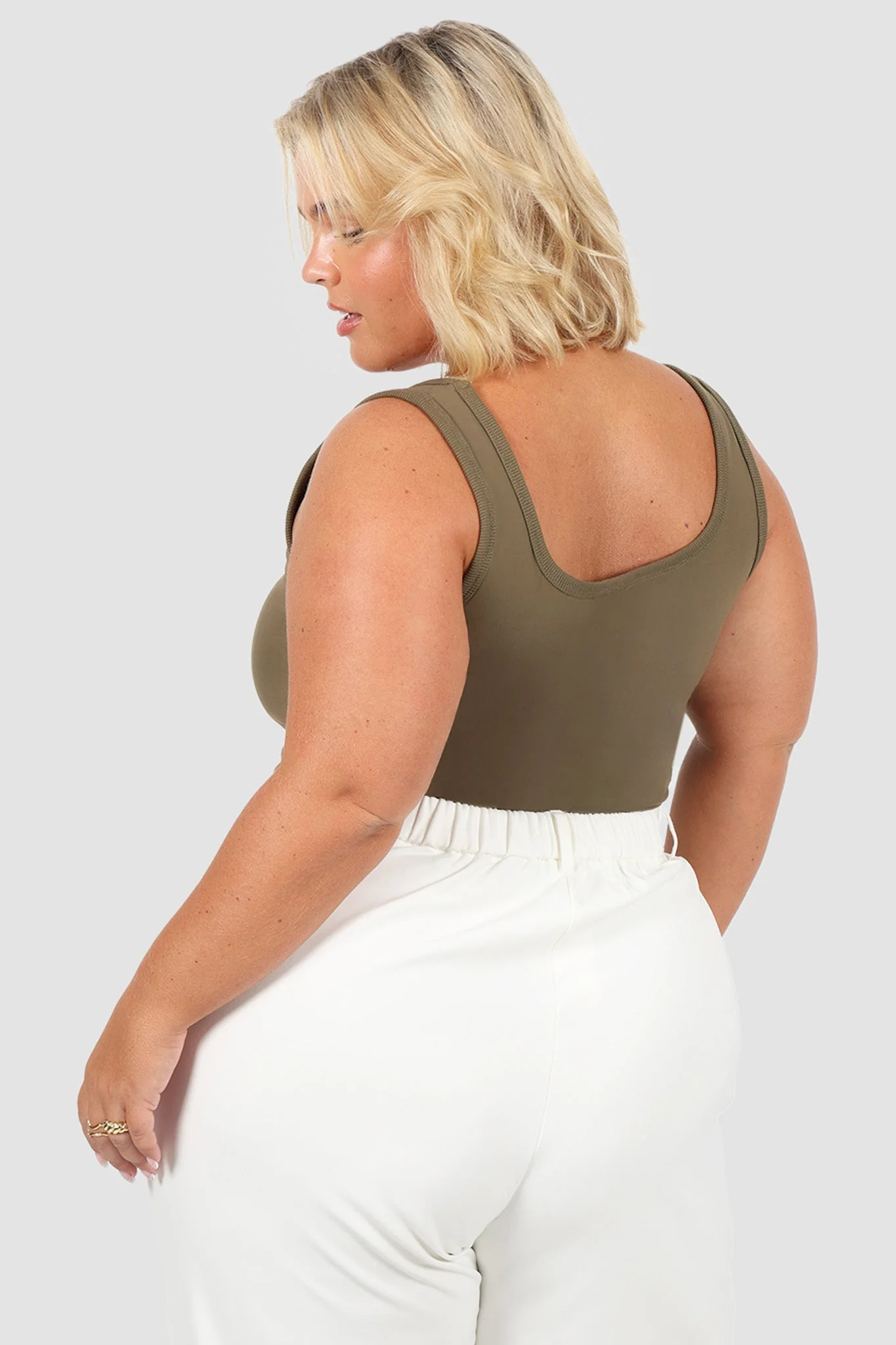 FAYT LOGO TANK OLIVE - Image 9